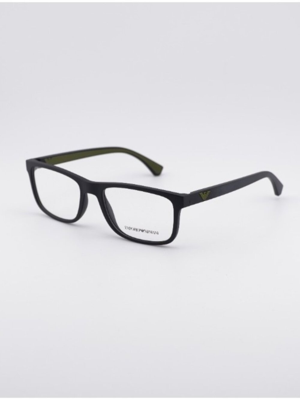 Emporio Armani EA3147 5042 Eyeglasses Matte Black 55 mm Rectangle Frame